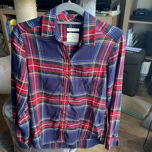American Eagle Flannel Soft Shirt Sz XS